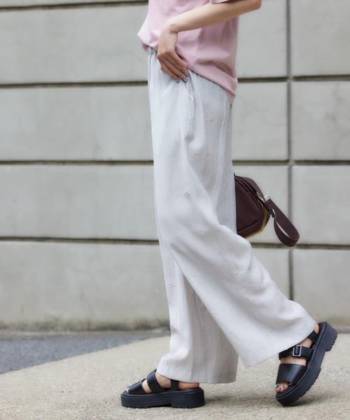 RODEO CROWNS WIDE BOWL（ロデオクラウンズワイドボウル）の「W BELT SANDAL（サンダル・レディース・ブラック/アイボリー・LARGE/MEDIUM）」の18枚目の写真