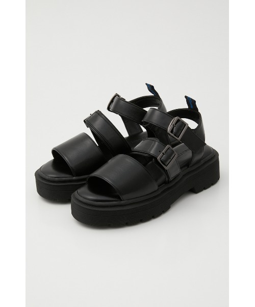 RODEO CROWNS WIDE BOWL（ロデオクラウンズワイドボウル）の「W BELT SANDAL（サンダル・レディース・ブラック/アイボリー・LARGE/MEDIUM）」の15枚目の写真