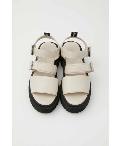 RODEO CROWNS WIDE BOWL（ロデオクラウンズワイドボウル）の「W BELT SANDAL（サンダル・レディース・ブラック/アイボリー・LARGE/MEDIUM）」の16枚目の写真