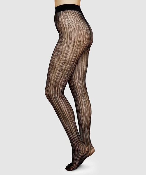 SWEDISH STOCKING（スウェディッシュストッキングス）の「Selma Net Tights Black（タイツ/ストッキング・レディース・ブラック・M/S/L）」の2枚目の写真