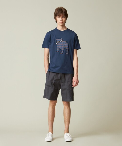 J.PRESS(ジェイプレス)の「【UNISEX】ファブリックワッペン バックブルTシャツ(Tシャツ/カットソー・メンズ・カーキ系/グレー系/ダルブルー系/ホワイト系・X-LARGE/LARGE/MEDIUM/SMALL)」の9枚目の写真