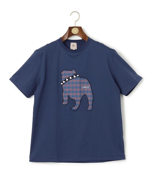 J.PRESS(ジェイプレス)の「【UNISEX】ファブリックワッペン バックブルTシャツ(Tシャツ/カットソー・メンズ・カーキ系/グレー系/ダルブルー系/ホワイト系・X-LARGE/LARGE/MEDIUM/SMALL)」の12枚目の写真