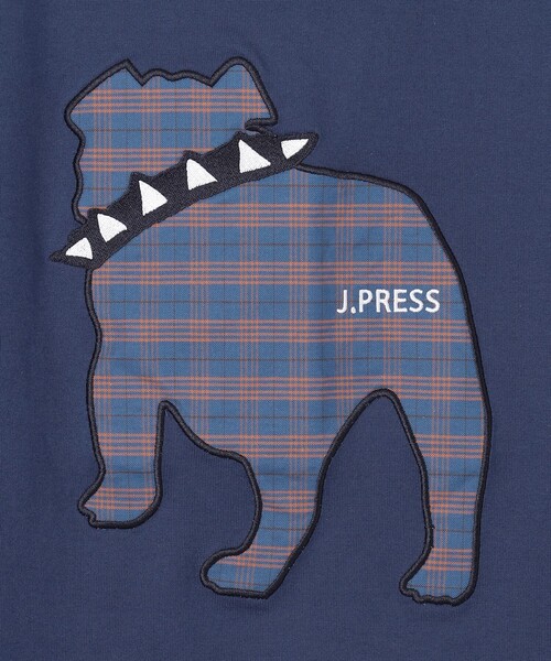 J.PRESS(ジェイプレス)の「【UNISEX】ファブリックワッペン バックブルTシャツ(Tシャツ/カットソー・メンズ・カーキ系/グレー系/ダルブルー系/ホワイト系・X-LARGE/LARGE/MEDIUM/SMALL)」の17枚目の写真