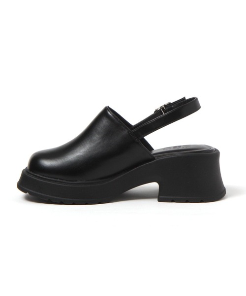 LAKOLE（ラコレ）の「厚底サボサンダル / 105884（サンダル・レディース・ブラック/アイボリー/その他1・MEDIUM/LARGE）」の4枚目の写真