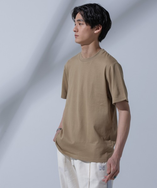 NANO universe(ナノユニバース)の「Anti Soaked(R)汗染み防止 クルーネックTシャツ(Tシャツ/カットソー・メンズ・トップグレー/ベージュ/ホワイト/ブラック・L/M/S/XL)」の4枚目の写真