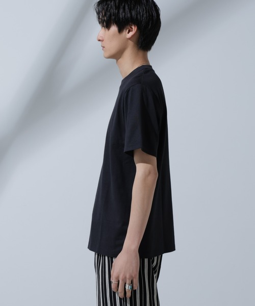 NANO universe(ナノユニバース)の「Anti Soaked(R)汗染み防止 クルーネックTシャツ(Tシャツ/カットソー・メンズ・トップグレー/ベージュ/ホワイト/ブラック・L/M/S/XL)」の19枚目の写真