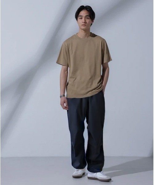 NANO universe(ナノユニバース)の「Anti Soaked(R)汗染み防止 クルーネックTシャツ(Tシャツ/カットソー・メンズ・トップグレー/ベージュ/ホワイト/ブラック・L/M/S/XL)」の8枚目の写真