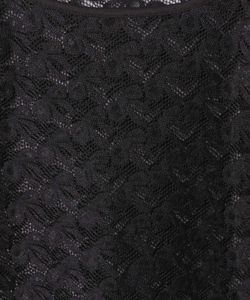 Heather(ヘザー)の「リボンレースカットソー 118683(Tシャツ/カットソー・レディース・ホワイト/ブラック・FREE)」の12枚目の写真