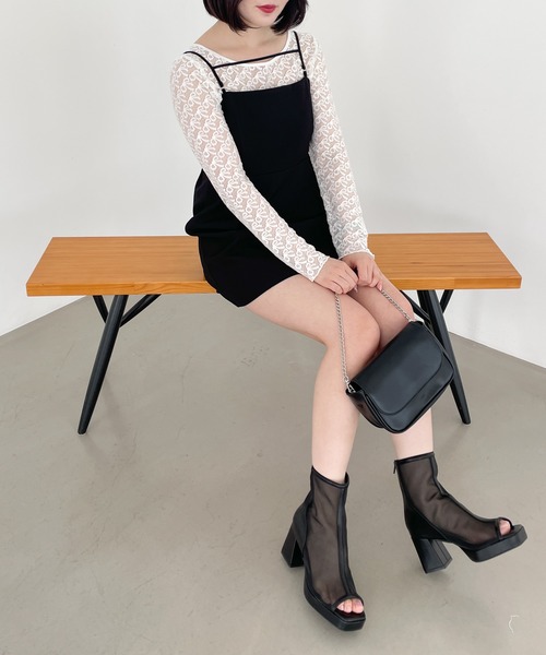 Heather(ヘザー)の「リボンレースカットソー 118683(Tシャツ/カットソー・レディース・ホワイト/ブラック・FREE)」の19枚目の写真