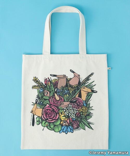 coen（コーエン）の「Jeremy Yamamura×コーエン　グラフィックプリントトートバッグ（トートバッグ・メンズ・オフホワイト/その他1/その他2・FREE）」の2枚目の写真