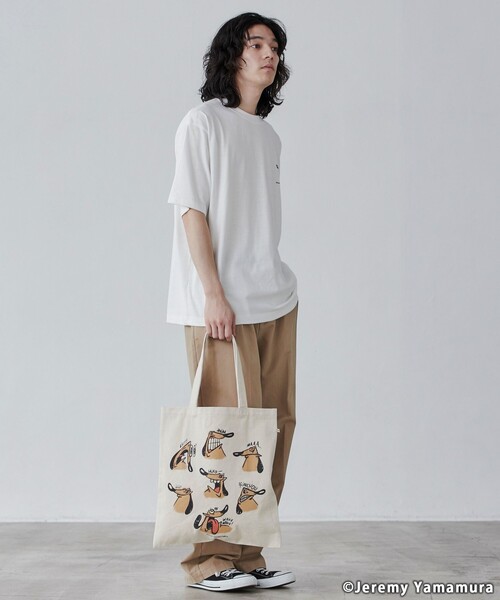 coen（コーエン）の「Jeremy Yamamura×コーエン　グラフィックプリントトートバッグ（トートバッグ・メンズ・オフホワイト/その他1/その他2・FREE）」の7枚目の写真