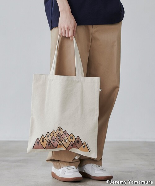coen（コーエン）の「Jeremy Yamamura×コーエン　グラフィックプリントトートバッグ（トートバッグ・メンズ・オフホワイト/その他1/その他2・FREE）」の8枚目の写真