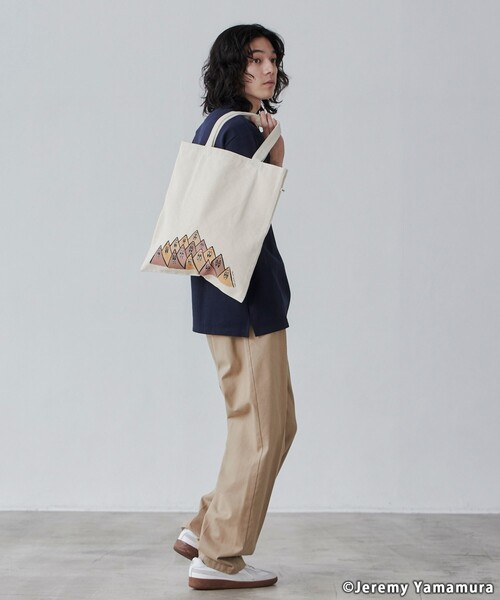 coen（コーエン）の「Jeremy Yamamura×コーエン　グラフィックプリントトートバッグ（トートバッグ・メンズ・オフホワイト/その他1/その他2・FREE）」の9枚目の写真