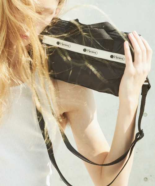 LeSportsac(レスポートサック)の「【LeSportsac for ADAM ET ROPE'】別注 DELUXE MINI DUFFEL(ショルダーバッグ・レディース・ブラック・FREE)」の8枚目の写真