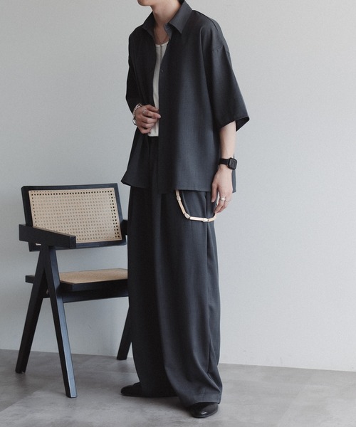 セール】リネンライクワイドスラックス（スラックス）｜epnok