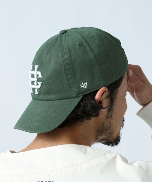 KEBOZ（ケボズ）の「【CLUBHOUSE BY KEBOZ×47】別注ベースボールキャップ（キャップ・メンズ・ネイビー/グリーン・FREE）」の3枚目の写真