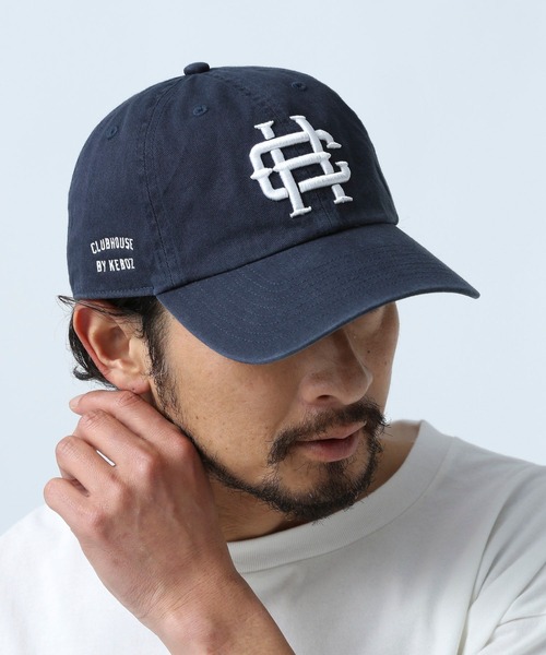 KEBOZ（ケボズ）の「【CLUBHOUSE BY KEBOZ×47】別注ベースボールキャップ（キャップ・メンズ・ネイビー/グリーン・FREE）」の4枚目の写真