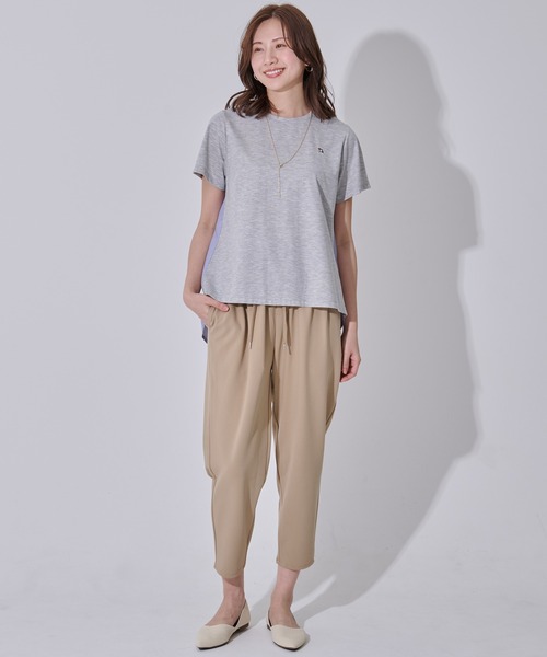 Arnold Palmer（アーノルドパーマー）の「バックストライプ ドッキング フレア チュニック（チュニック・レディース・ホワイト/ブラック/杢グレー・S/M/L）」の15枚目の写真