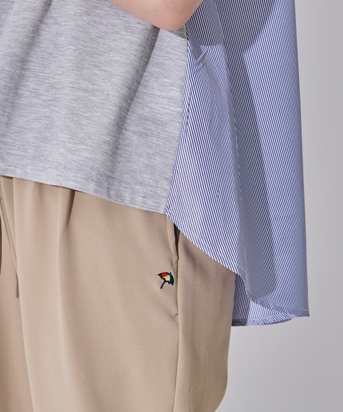 Arnold Palmer（アーノルドパーマー）の「バックストライプ ドッキング フレア チュニック（チュニック・レディース・ホワイト/ブラック/杢グレー・S/M/L）」の7枚目の写真