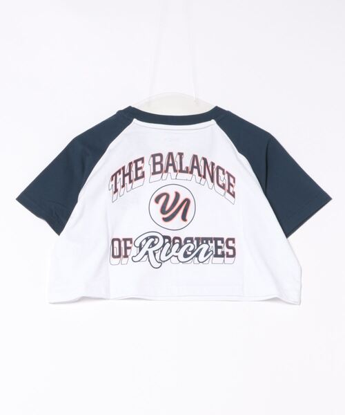 RVCA(ルーカ)の「RVCA レディース BALANCE RAIDER ST Tシャツ 【2024年夏モデル】/ルーカショート丈半袖Tシャツ(Tシャツ/カットソー・レディース・ホワイト/ブラウン・MEDIUM/LARGE/SMALL)」の3枚目の写真