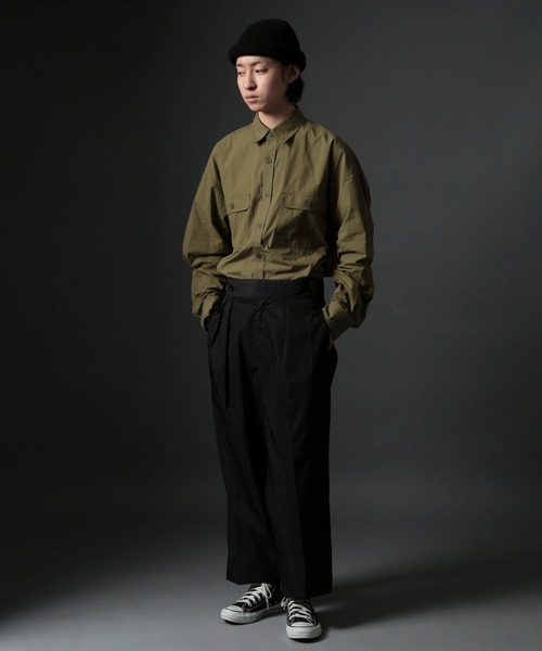 MAISON CLUB(メゾンクラブ)の「【MAISON CLUB】British ARMY TWILL 40’s Gurkha Pants ブリティッシュグルカパンツ /MILITARY ミリタリー(その他パンツ・メンズ・カーキ/ブラック/ベージュ・34/32/30)」の8枚目の写真