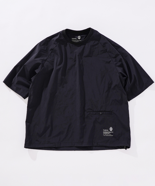 417 EDIFICE（フォーワンセブンエディフィス）の「”ワッシャーナイロン” ラグランTシャツ（Tシャツ/カットソー・メンズ・ブラック・MEDIUM/LARGE/SMALL）」の11枚目の写真