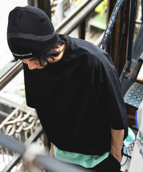 417 EDIFICE（フォーワンセブンエディフィス）の「”ワッシャーナイロン” ラグランTシャツ（Tシャツ/カットソー・メンズ・ブラック・MEDIUM/LARGE/SMALL）」の13枚目の写真