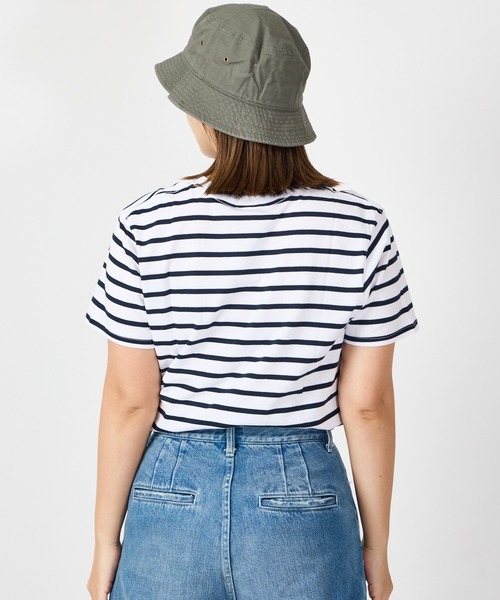 MOOMIN(ムーミン)の「MOOMIN / ムーミン ケサクッカ 刺繍 ボーダー TEE Tシャツ BORDER TEE WNI(Tシャツ/カットソー・レディース・ネイビー/ブラック/グレー・FREE)」の16枚目の写真