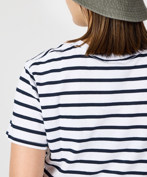 MOOMIN(ムーミン)の「MOOMIN / ムーミン ケサクッカ 刺繍 ボーダー TEE Tシャツ BORDER TEE WNI(Tシャツ/カットソー・レディース・ネイビー/ブラック/グレー・FREE)」の17枚目の写真
