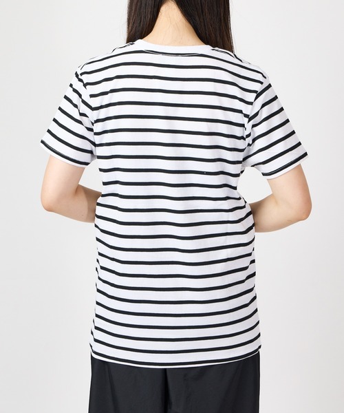 MOOMIN(ムーミン)の「MOOMIN / ムーミン ケサクッカ 刺繍 ボーダー TEE Tシャツ BORDER TEE WNI(Tシャツ/カットソー・レディース・ネイビー/ブラック/グレー・FREE)」の7枚目の写真