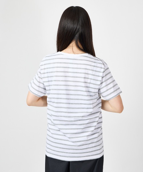 MOOMIN / ムーミン ケサクッカ 刺繍 ボーダー TEE Tシャツ