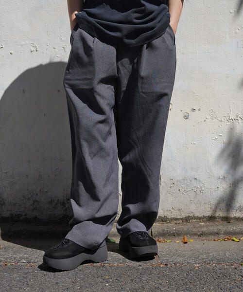 MANASTASH（マナスタッシュ）の「MANASTASH/マナスタッシュ/PREST PANTS/プレスパンツ（スラックス・メンズ・ネイビー/ブラック/チャコールグレー・L/M/S/XL）」の13枚目の写真