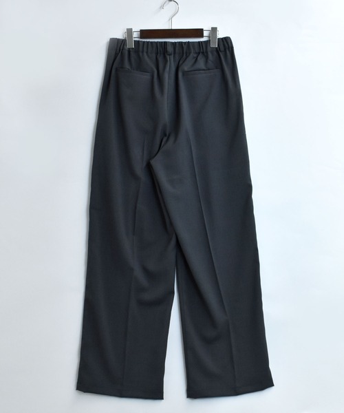 おしゃれスタ（オシャレスタ）の「ツータック ルーズ スラックス【IR】 レディース メンズ（スラックス・メンズ・ブラック/カーキ/チャコールグレー・L/XL/M）」の7枚目の写真