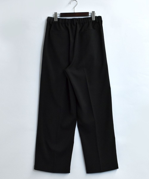 おしゃれスタ（オシャレスタ）の「ツータック ルーズ スラックス【IR】 レディース メンズ（スラックス・メンズ・ブラック/カーキ/チャコールグレー・L/XL/M）」の5枚目の写真