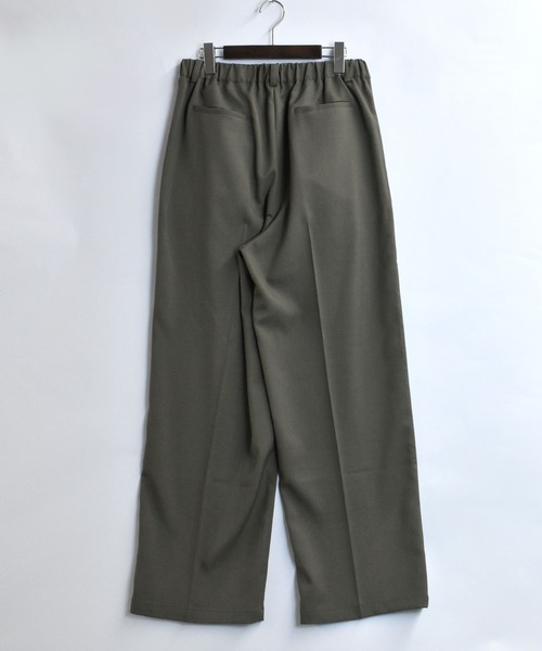 おしゃれスタ（オシャレスタ）の「ツータック ルーズ スラックス【IR】 レディース メンズ（スラックス・メンズ・ブラック/カーキ/チャコールグレー・L/XL/M）」の9枚目の写真