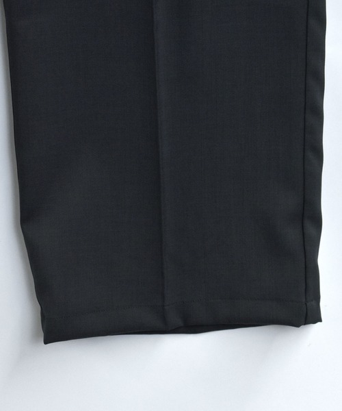 おしゃれスタ（オシャレスタ）の「ツータック ルーズ スラックス【IR】 レディース メンズ（スラックス・メンズ・ブラック/カーキ/チャコールグレー・L/XL/M）」の12枚目の写真