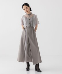 UNITED TOKYO | シアードリームブロッキングワンピース(シャツワンピース)