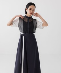 UNITED TOKYO | シアードリームブロッキングワンピース(シャツワンピース)