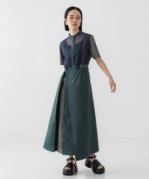 UNITED TOKYO | シアードリームブロッキングワンピース(シャツワンピース)