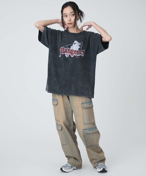 WEGO（ウィゴー）の「WEGO/ヴィンテージウォッシュデニムカーブカーゴパンツ（デニムパンツ・レディース・ブルー系1/ブラック/ライトインディゴブルー・MEDIUM/SMALL）」の15枚目の写真