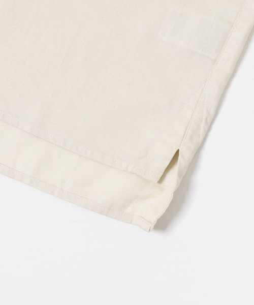 URBAN RESEARCH（アーバンリサーチ）の「ヘンプマオカラーシャツ（シャツ/ブラウス・メンズ・アイボリー/ブラック・MEDIUM/LARGE）」の22枚目の写真