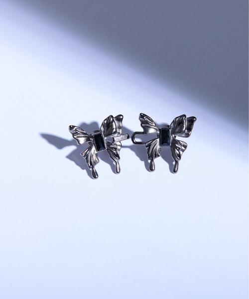 Ellno Loset（エルノロゼット）の「バタフライアジャスター/2SET（その他小物・メンズ・ブラック/シルバー・FREE）」の4枚目の写真