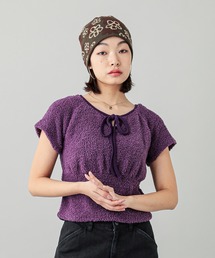 X-girl | TELLY CLOTH TEARDROP S/S TOP(Tシャツ/カットソー)