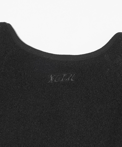 X-girl（エックスガール）の「TELLY CLOTH TEARDROP S/S TOP（Tシャツ/カットソー・レディース・ブラック/オリーブ/パープル・S/M）」の18枚目の写真