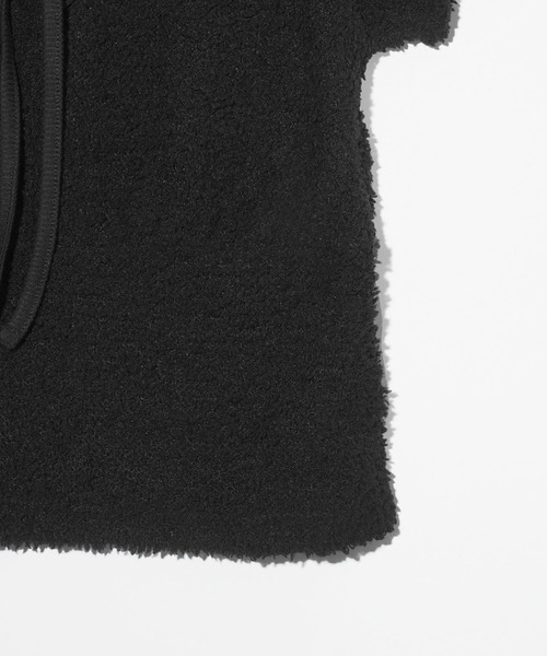 X-girl（エックスガール）の「TELLY CLOTH TEARDROP S/S TOP（Tシャツ/カットソー・レディース・ブラック/オリーブ/パープル・S/M）」の19枚目の写真