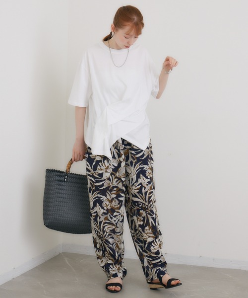 Paradise Picnic（パラダイスピクニック）の「バンブーハンドルかごバッグ（かごバッグ・レディース・ブラック/ブラウン/ベージュ・FREE）」の11枚目の写真