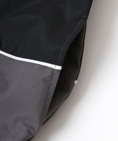 Salong hameu（サロン ハミュー）の「別注  蜂さんワンポイント刺繍 ナイロンアノラックジャケット/ハーフジッププルオーバー ユニセックス（ナイロンジャケット・メンズ・チャコールグレー/ライトグリーン/ブラック/ネイビー・L/M）」の20枚目の写真