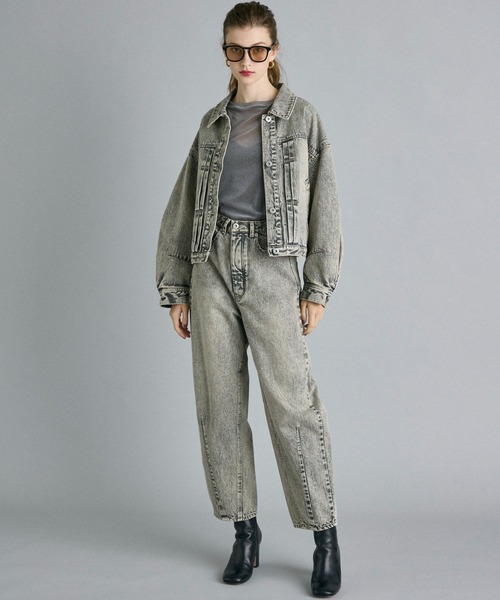 INED CLARO（イネドクラロ）の「カーブデニムパンツ【セットアップ対応】（デニムパンツ・レディース・ブルー/グレー・9号/7号）」の13枚目の写真