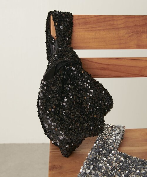 Lui's（ルイス）の「スパンコールバッグ（トートバッグ・レディース・ブラック/グレー・FREE）」の16枚目の写真