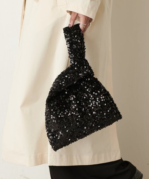 Lui's（ルイス）の「スパンコールバッグ（トートバッグ・レディース・ブラック/グレー・FREE）」の17枚目の写真